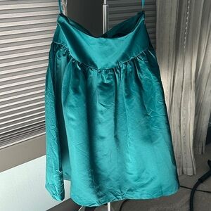 J. Crew Teal A-Line Skirt